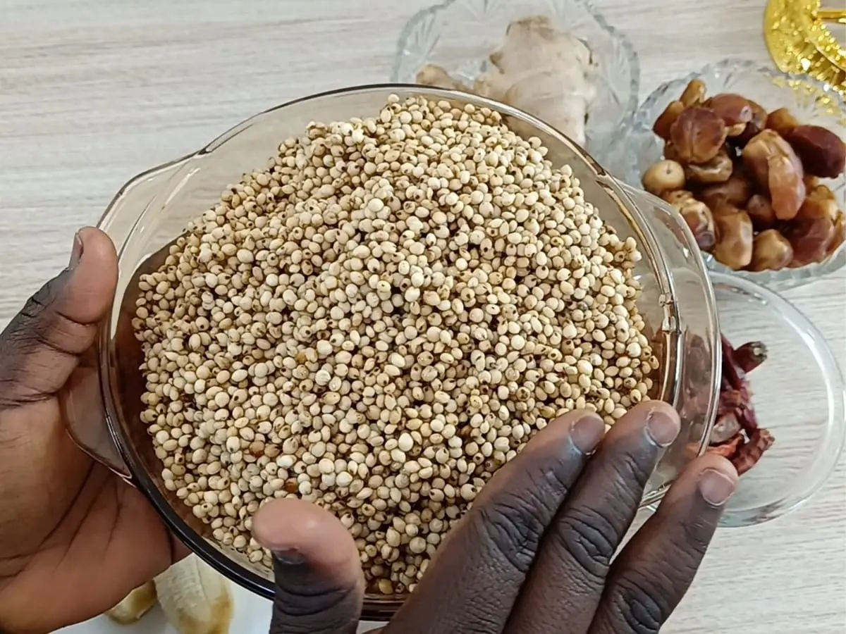 washed and dirty free millet for zomkom